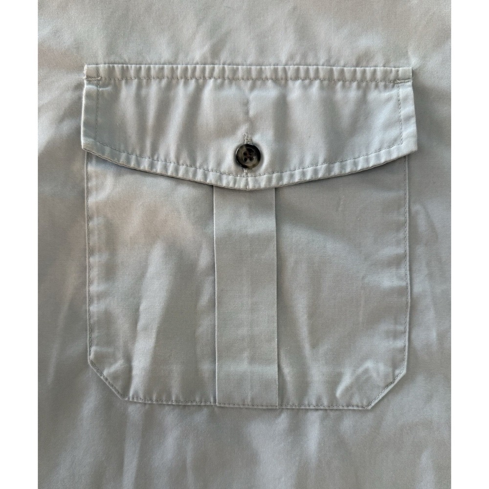Cabelas Safari Series Shirt Lot, Men's Blue & Tan Short Sleeve Button Up 4XLT - Picture 9 of 16